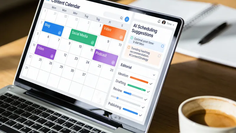 Créer un calendrier éditorial avec l’IA : une planification qui passe à l’échelle