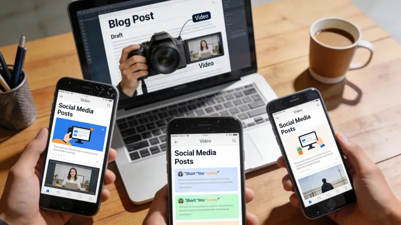 Reaproveitamento de conteúdo com IA: fazendo um único conteúdo funcionar em todas as plataformas