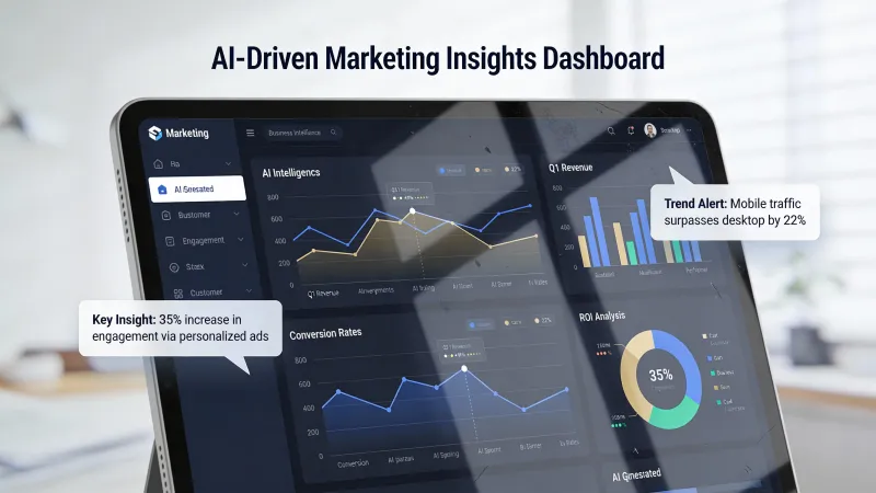 Análise de dados com IA para profissionais de marketing: dando sentido aos números