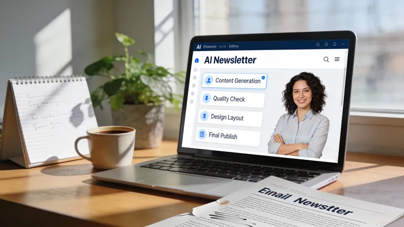 Criação de conteúdo para newsletters com IA: consistência e qualidade