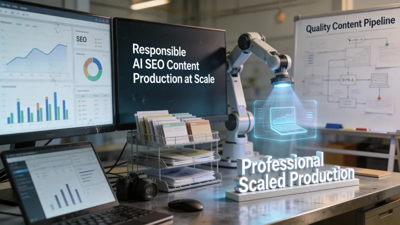 Production de contenu SEO avec l’IA : passer à l’échelle sans déraper