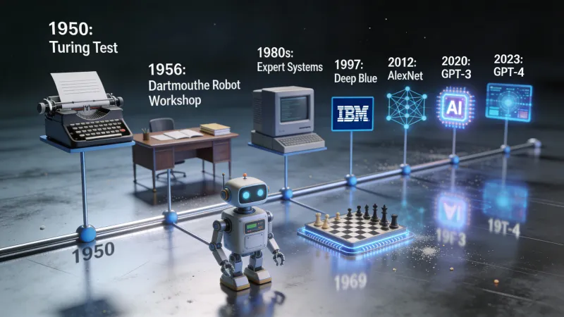 Cronología de la IA: de 1950 a hoy