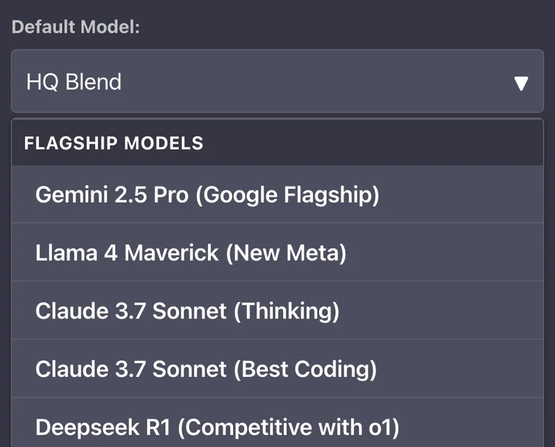 DatBot List of Available Models