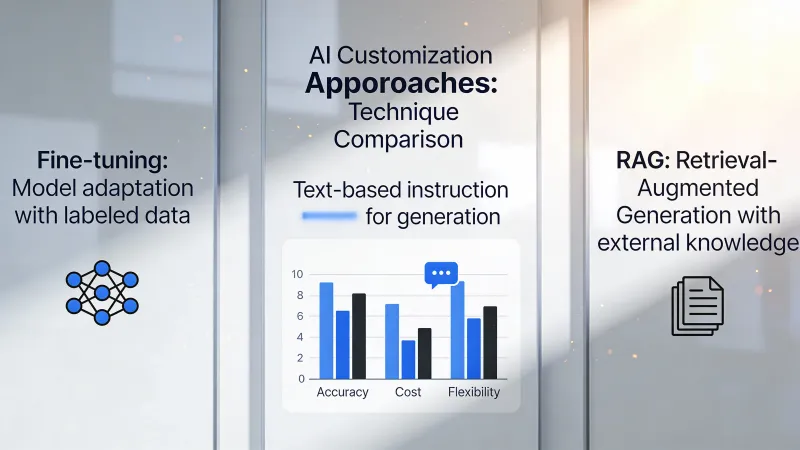 Ajuste fino vs prompts vs RAG: escolhendo o caminho para uma IA melhor