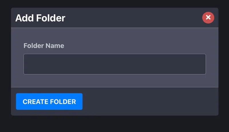Prompt folders and workflows
