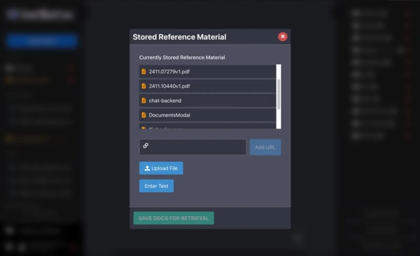 Knowledge Map Upload Interface